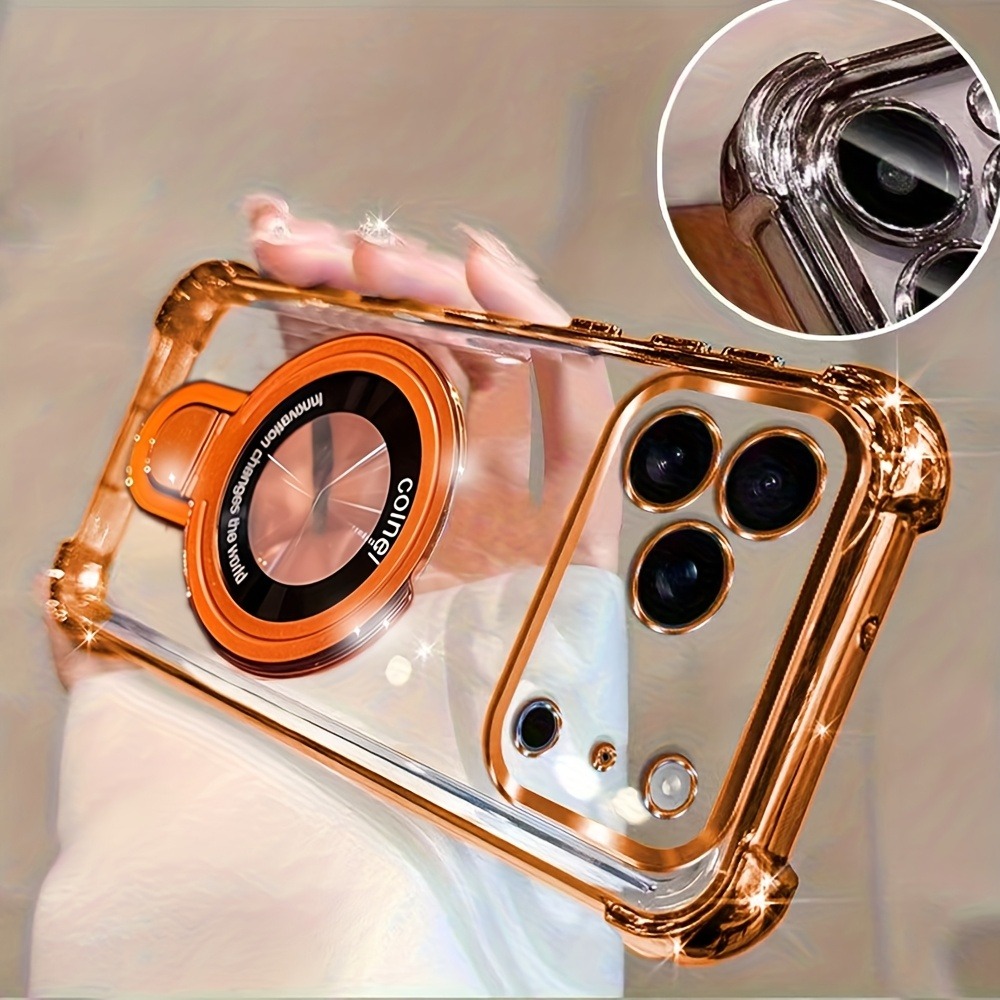 Phone Accessories Ring - Luxury Plating Phone Case for iPhone