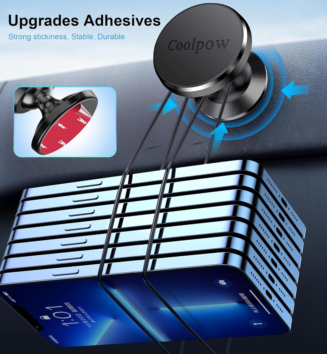 2-Pack Magnetic Phone Holder f - Phone Accessories Images recensie en prijs