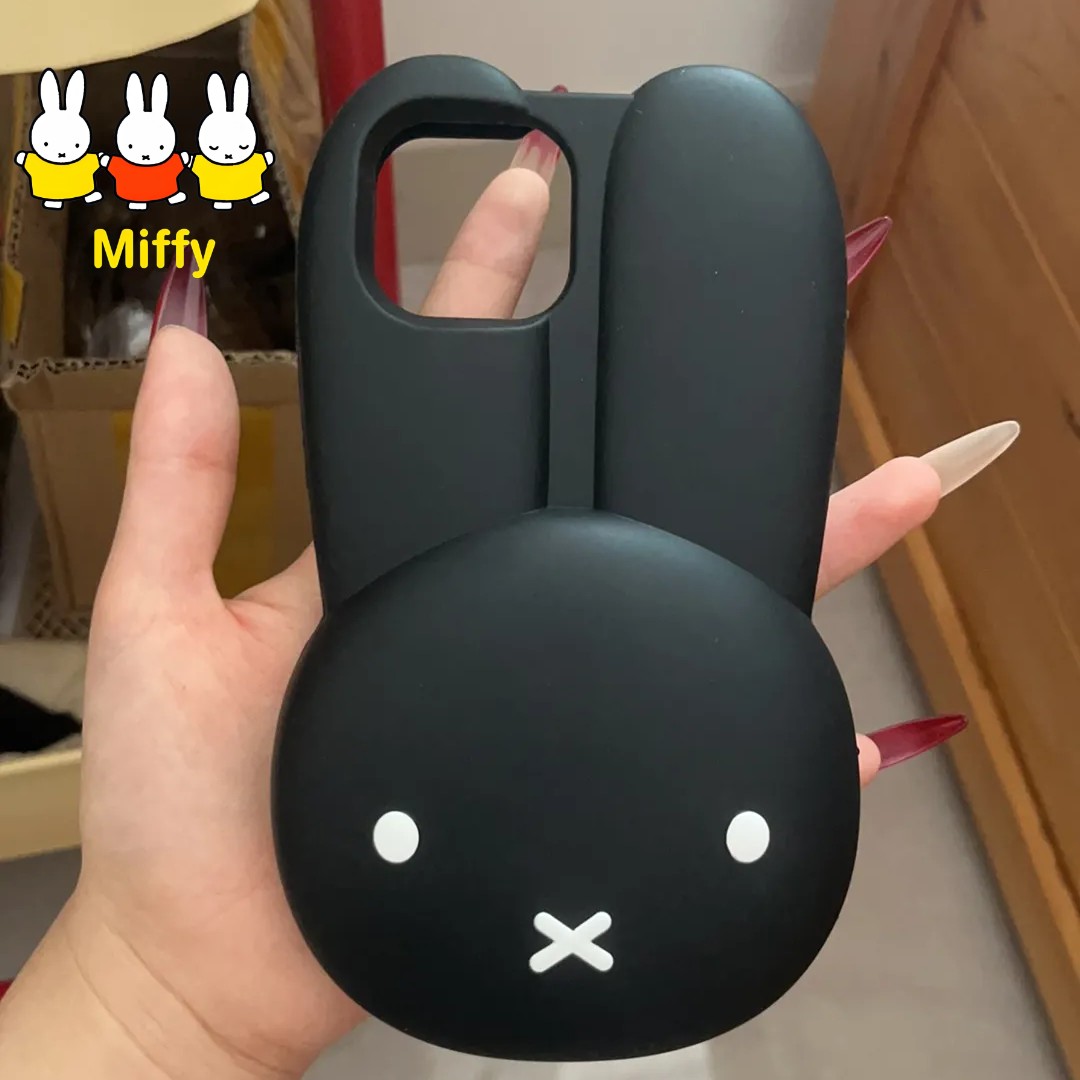 Miffy Rabbit Black Silicone Ph - Phone Accessories Images recensie en prijs