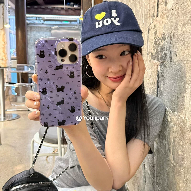 Ins Cute Girl Flower Purple Fu - Phone Accessories For Girls recensie en prijs