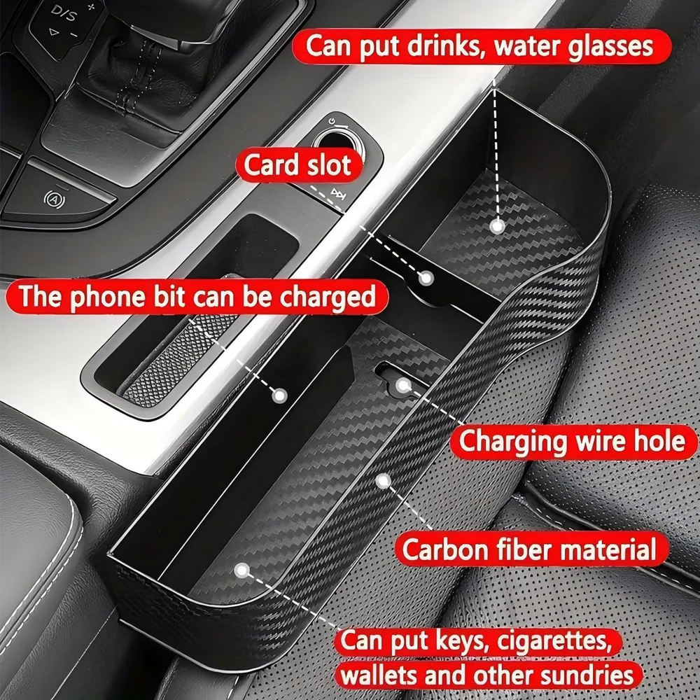 Car Seat Gap Storage Box, Mult - Phone Accessories And Electronics recensie en prijs