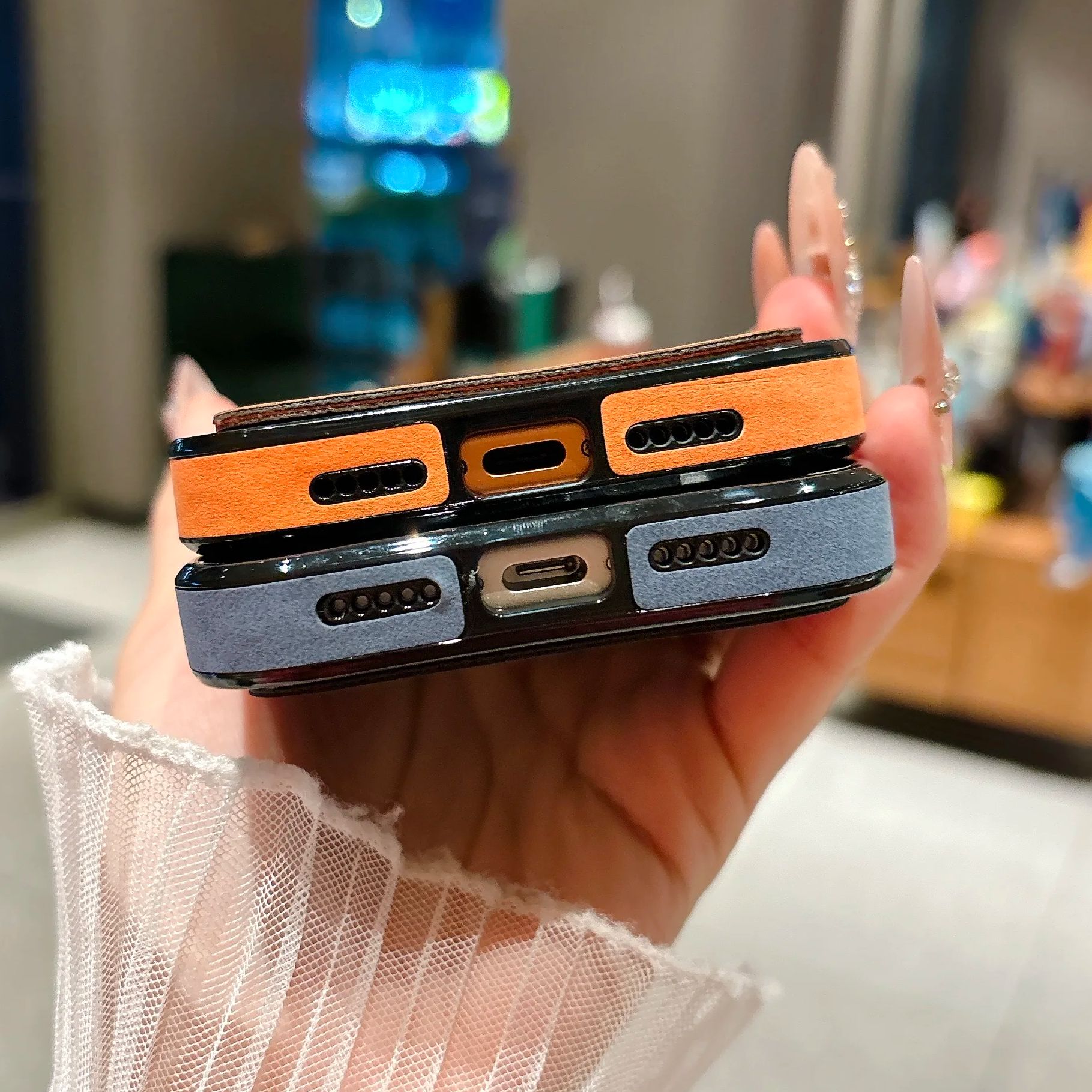 Wallet Card Holder Suede Leath - Phone Accessories Business recensie en prijs