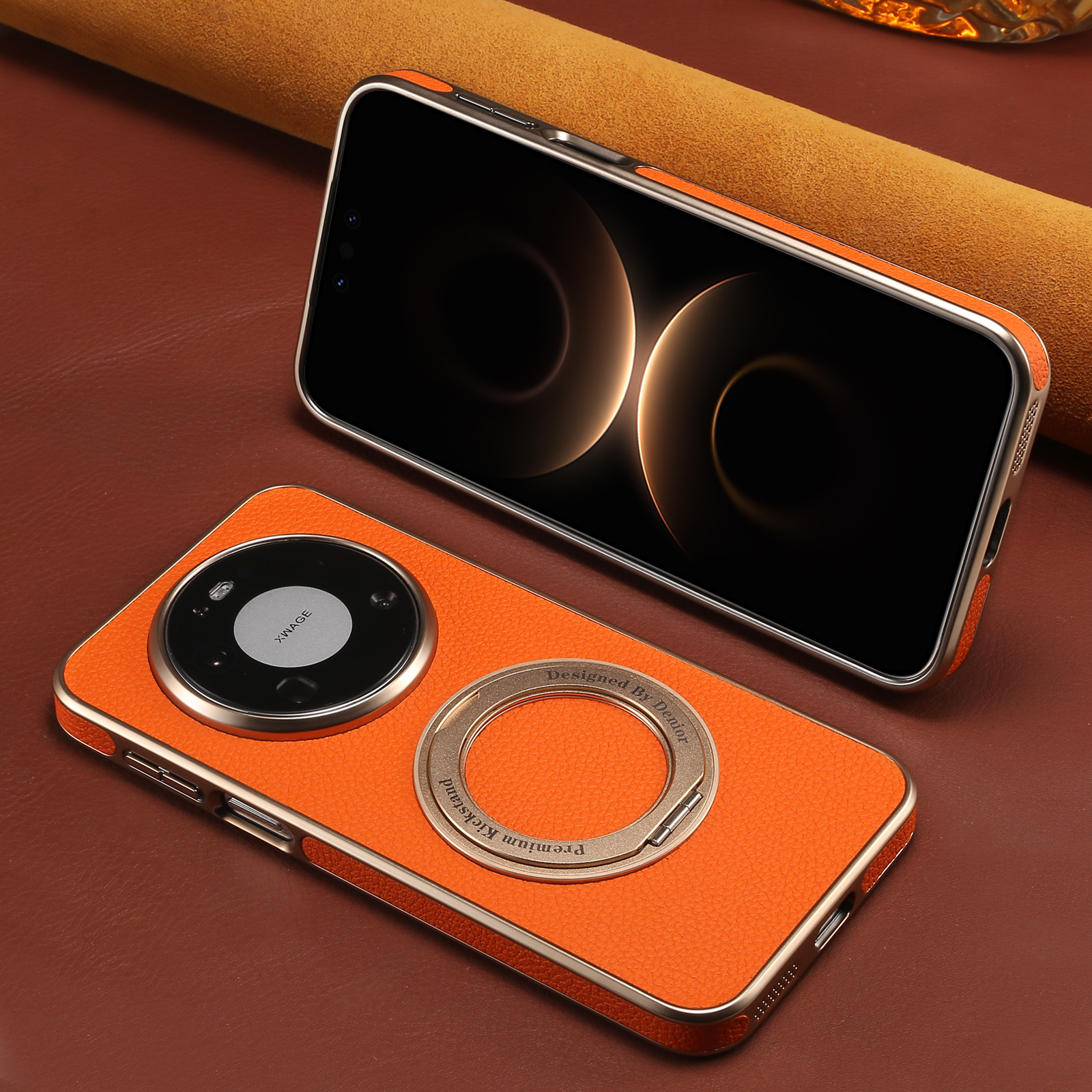 Denior Litchi Grain Phone Case - Phone Accessories Ring recensie en prijs