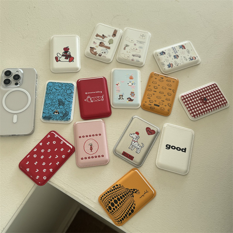 Cute Cartoon PU Leather Magnet - Phone Accessories For Girls recensie en prijs