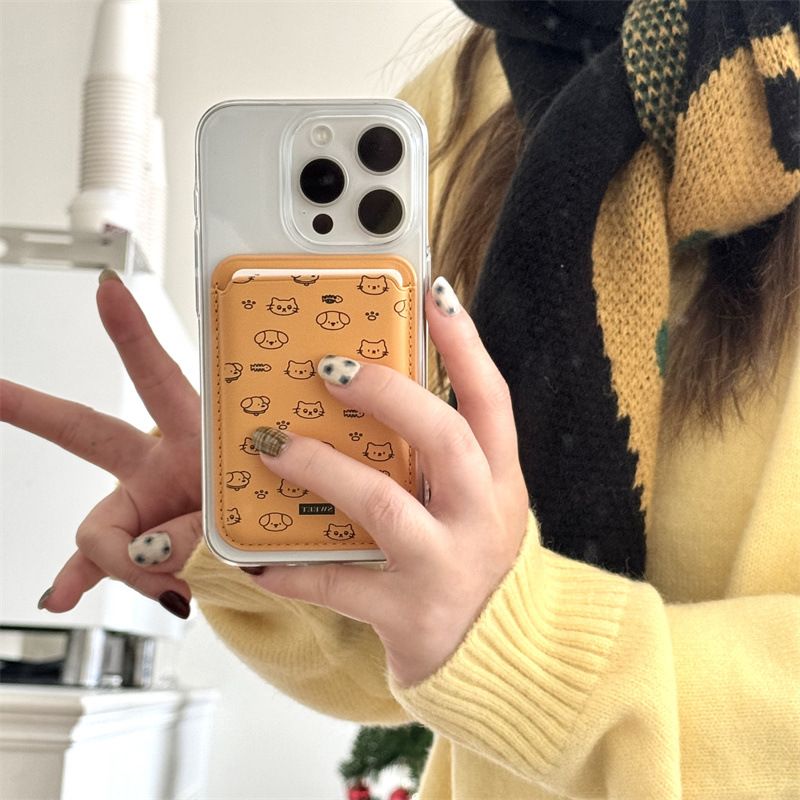 Cute Cartoon PU Leather Magnet - Phone Accessories For Girls recensie en prijs