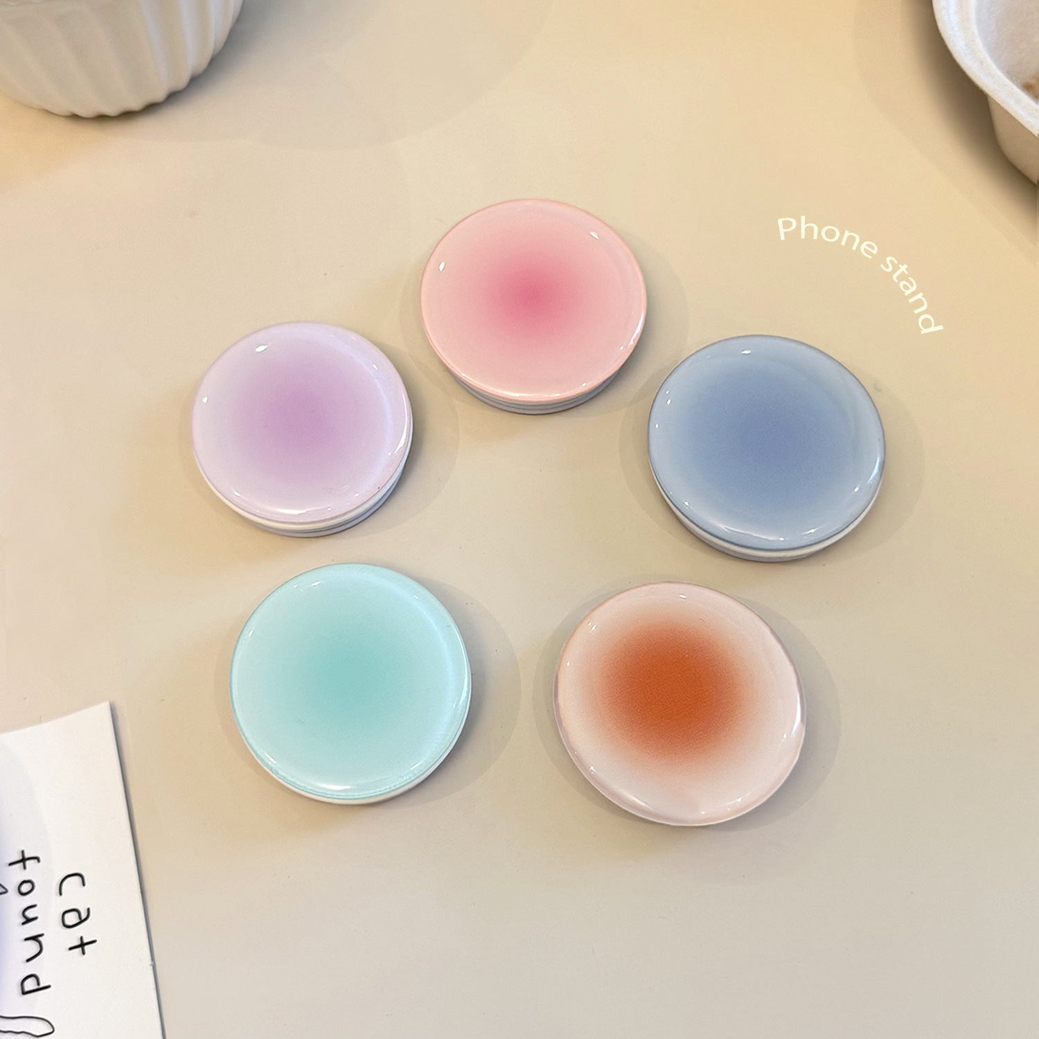 Ins Style Gradient Phone Grip  - Phone Accessories For Girls recensie en prijs