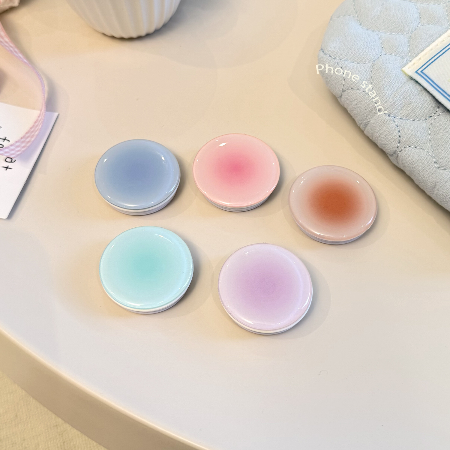 Ins Style Gradient Phone Grip  - Phone Accessories For Girls recensie en prijs