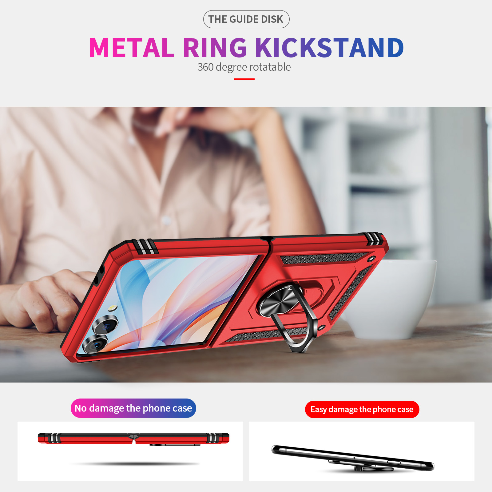 Military-grade Shockproof Phon - Phone Accessories Ring recensie en prijs