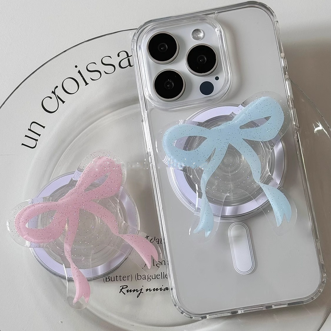 Ins Style Glitter Bow Magnetic - Phone Accessories For Girls recensie en prijs
