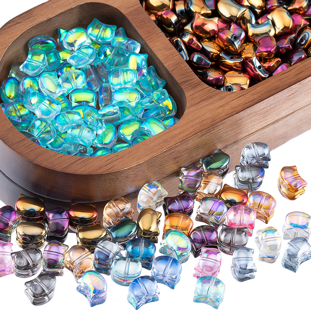 50pcs Colorful Cat Head Glass  - Phone Accessories And Electronics recensie en prijs