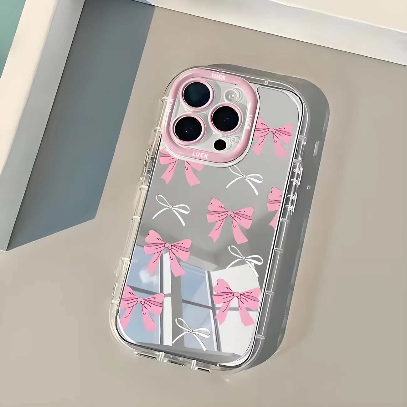 Simple Blue Pink Bow Girl Cute - Phone Accessories For Girls recensie en prijs