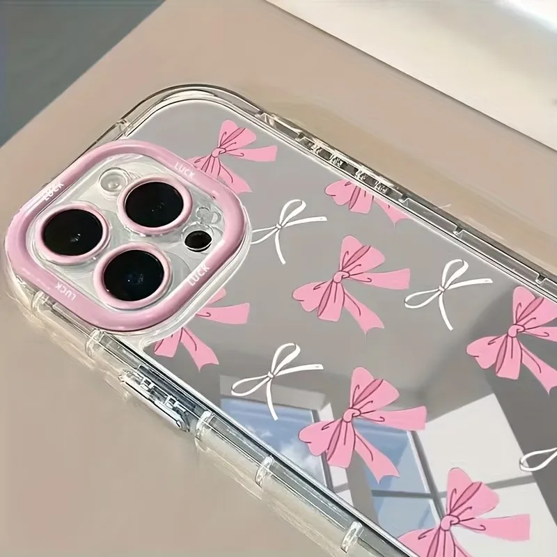 Simple Blue Pink Bow Girl Cute - Phone Accessories For Girls recensie en prijs