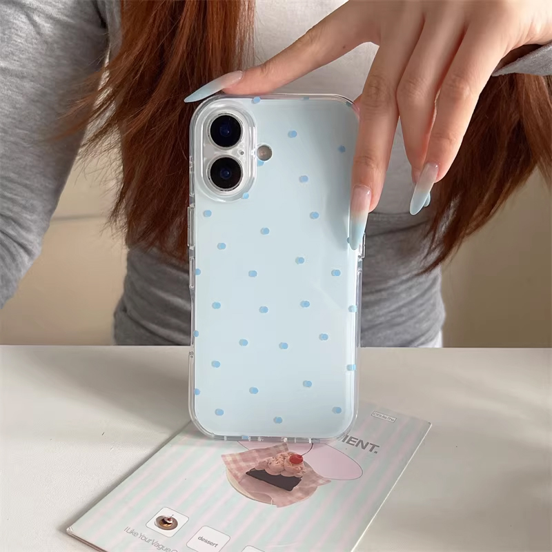 Korean Ins Girl Simple Blue Pi - Phone Accessories For Girls recensie en prijs