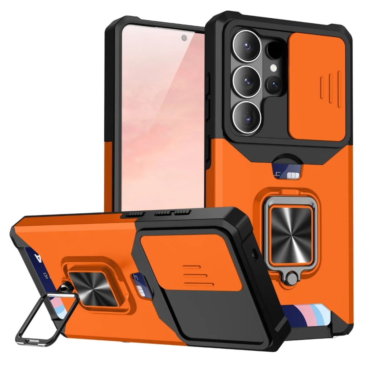 Card Slot Ring Holder Phone Ca - Phone Accessories Ring recensie en prijs