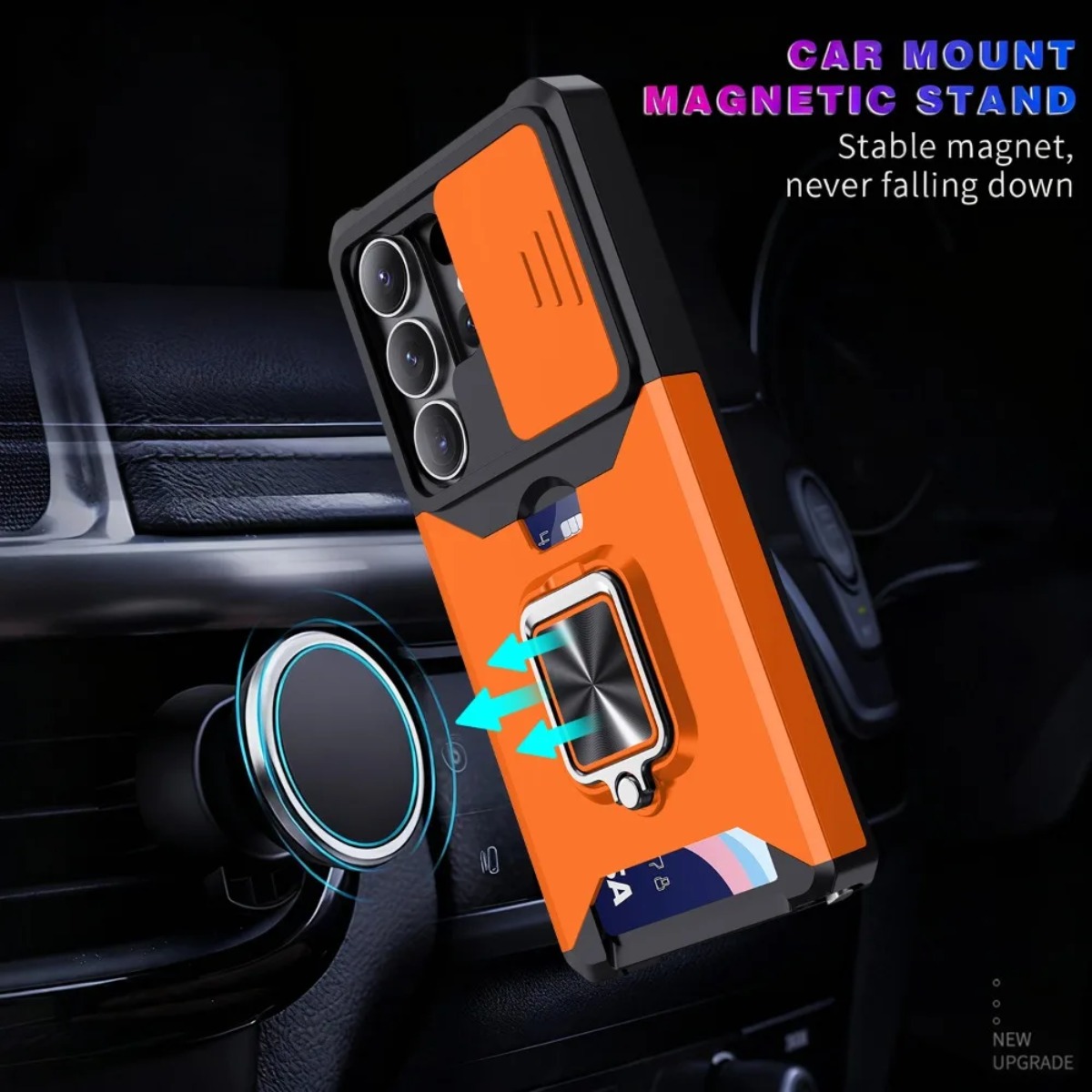 Card Slot Ring Holder Phone Ca - Phone Accessories Ring recensie en prijs