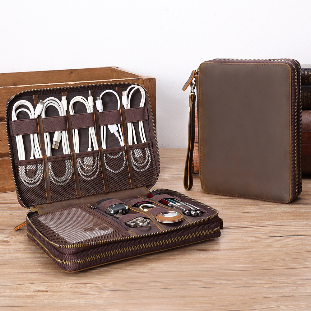 Full Grain Leather Travel Cabl - Phone Accessories Business recensie en prijs